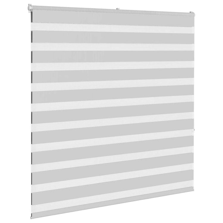 Vidaxl Zebra Rouleau aveugle 150x150 cm Largeur de poussière 145,9 cm Gris clair