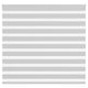 Vidaxl Zebra Rouleau aveugle 155x150 cm Largeur de tissu 150,9 cm Gris clair