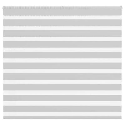 Vidaxl Zebra Rouleau aveugle 165x150 cm Largeur de poussière 160,9 cm Gris clair