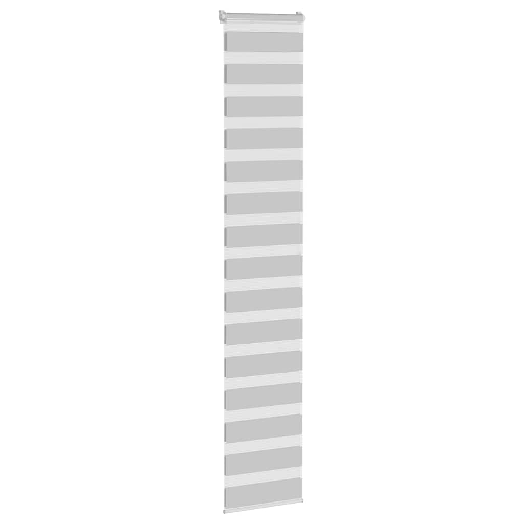 Vidaxl Zebra Rouleau aveugle 50x200 cm Largeur de tissu 45,9 cm gris clair