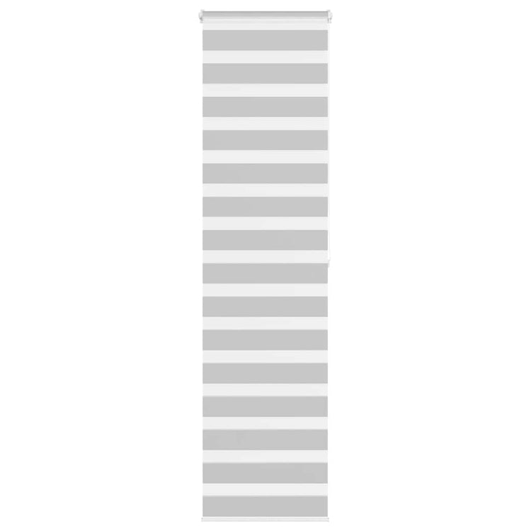 Vidaxl Zebra Rouleau aveugle 65x200 cm Largeur de tissu 60,9 cm Gris clair