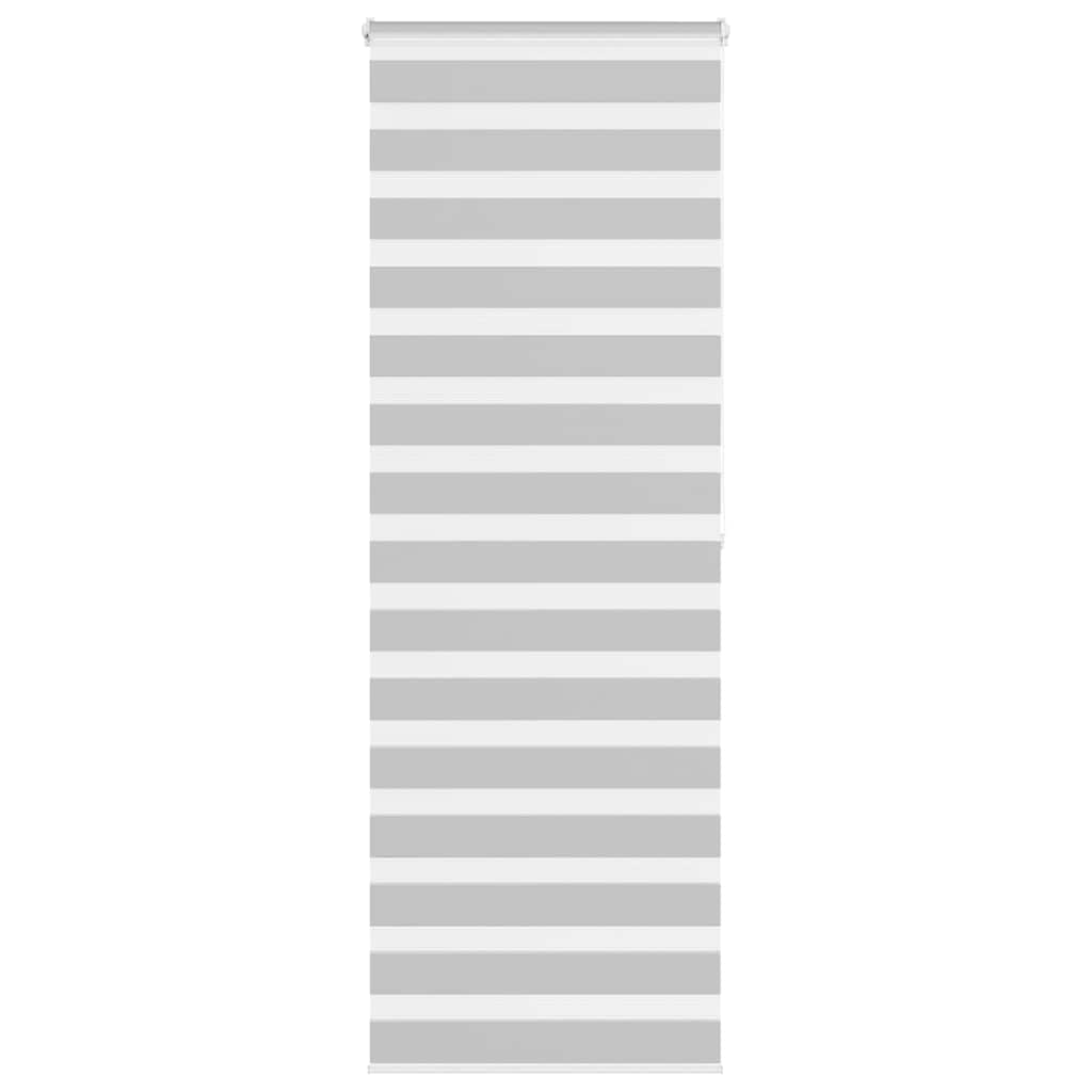 Vidaxl Zebra Rouleau aveugle 70x200 cm Largeur de poussière 65,9 cm Gris clair