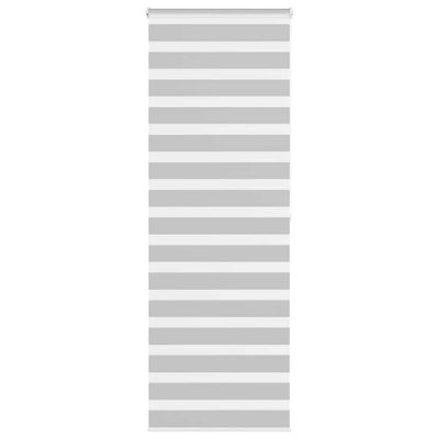 Vidaxl Zebra Rouleau aveugle 85x200 cm Largeur de tissu 80,9 cm gris clair
