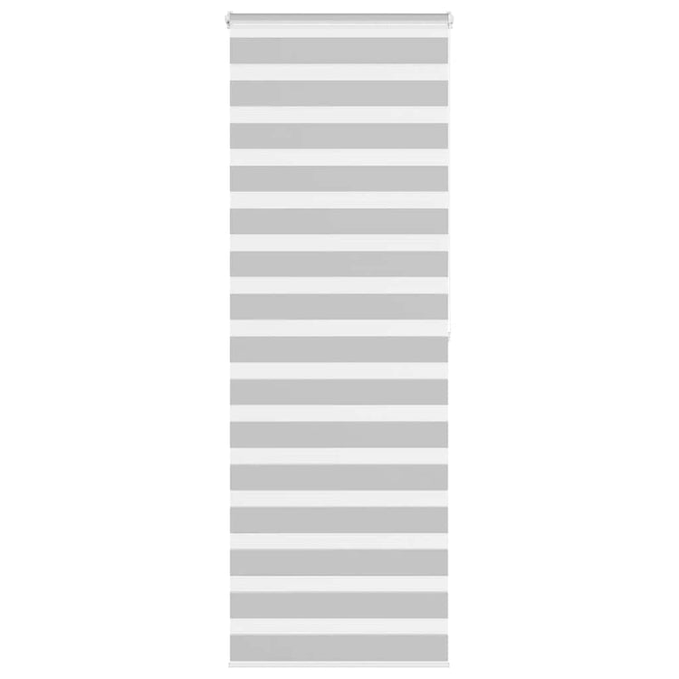 Vidaxl Zebra Rouleau aveugle 85x200 cm Largeur de tissu 80,9 cm gris clair
