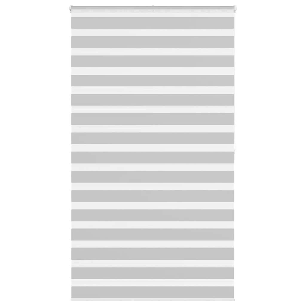 Vidaxl Zebra Rouleau aveugle 120x200 cm Largeur de tissu 115,9 cm Gris clair
