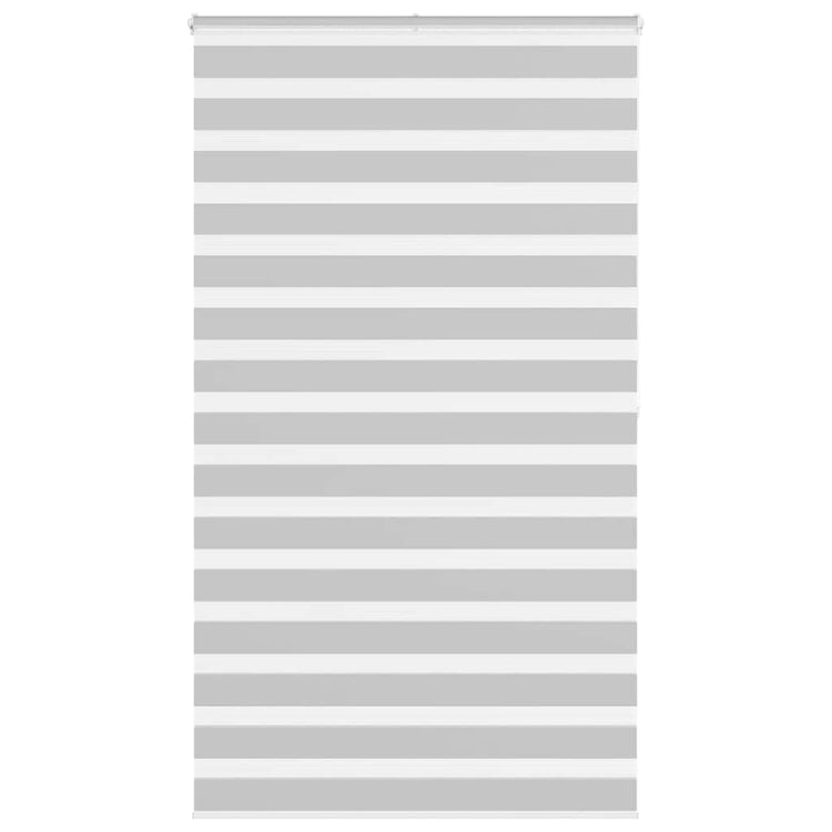 Vidaxl Zebra Rouleau aveugle 120x200 cm Largeur de tissu 115,9 cm Gris clair