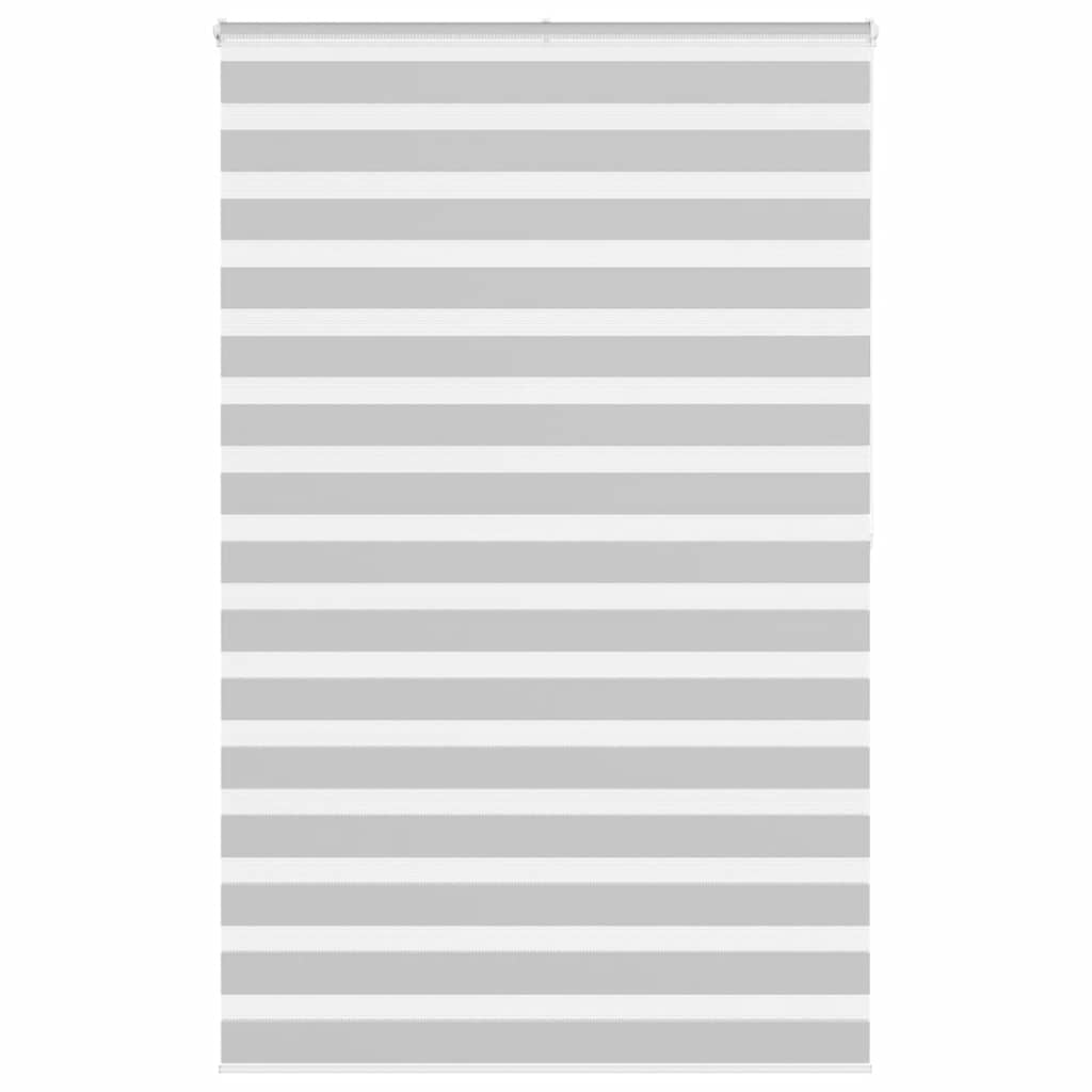 Vidaxl Zebra Rouleau aveugle 140x200 cm Largeur de tissu 135,9 cm Gris clair
