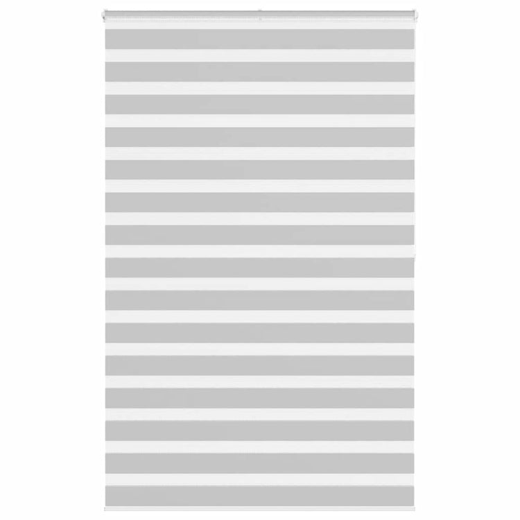 Vidaxl Zebra Rouleau aveugle 140x200 cm Largeur de tissu 135,9 cm Gris clair