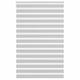 Vidaxl Zebra Rouleau aveugle 140x200 cm Largeur de tissu 135,9 cm Gris clair