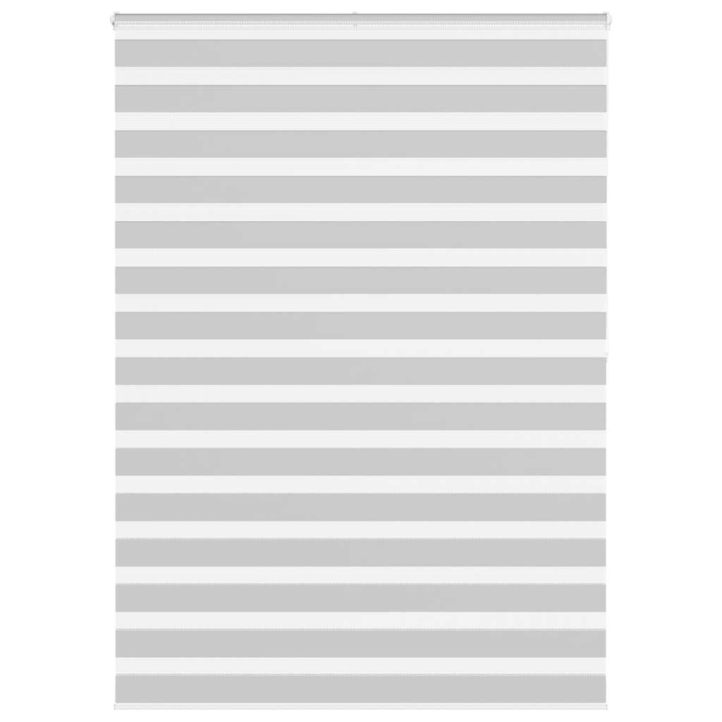 Vidaxl Zebra Rouleau aveugle 165x200 cm Largeur de tissu 160,9 cm Gris clair