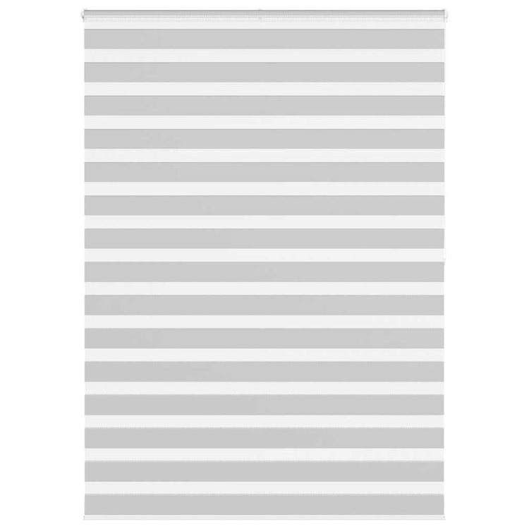 Vidaxl Zebra Rouleau aveugle 165x200 cm Largeur de tissu 160,9 cm Gris clair