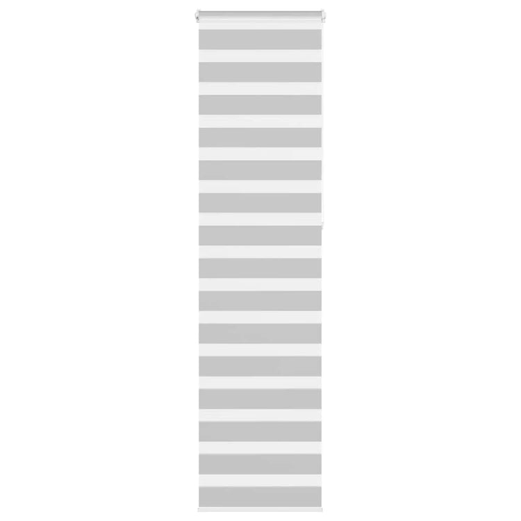 Vidaxl Zebra Rouleau aveugle 60x230 cm Largeur de tissu 55,9 gris clair