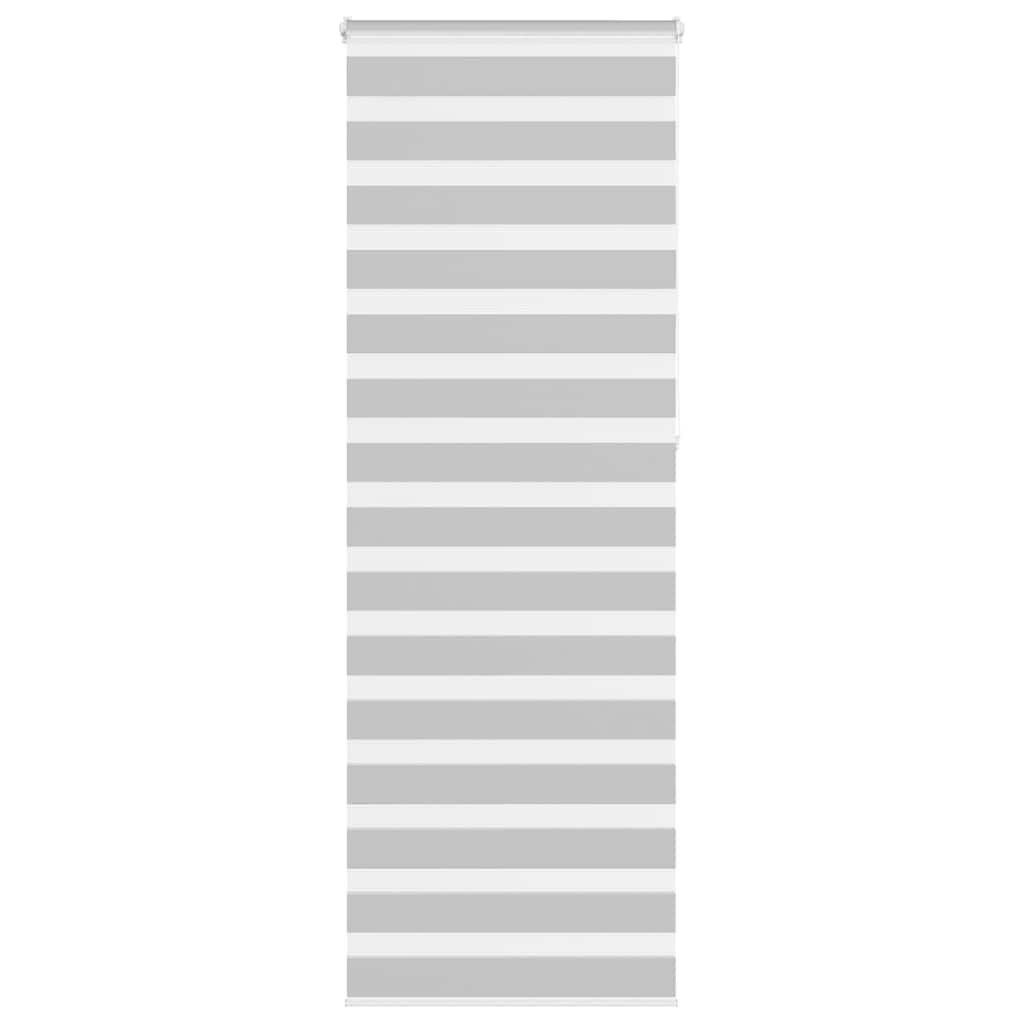 Vidaxl Zebra Rouleau aveugle 70x230 cm Largeur de tissu 65,9 cm Gris clair