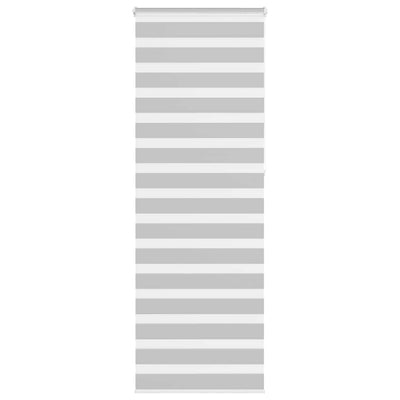 Vidaxl Zebra Rouleau aveugle 75x230 cm Largeur de tissu 70,9 cm Gris clair