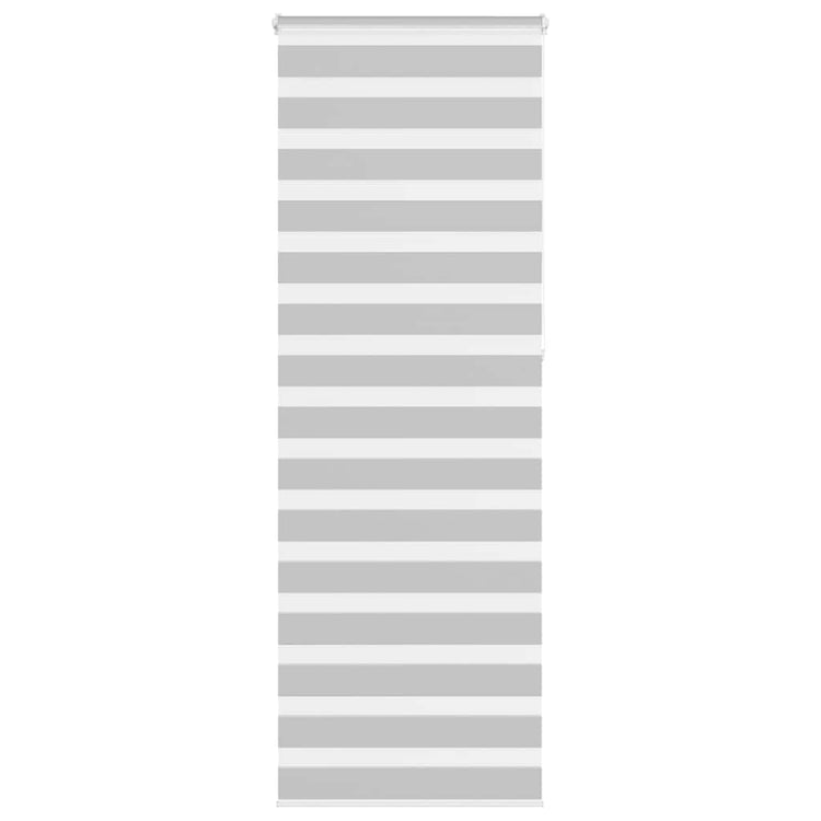 Vidaxl Zebra Rouleau aveugle 75x230 cm Largeur de tissu 70,9 cm Gris clair