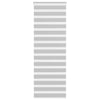 Vidaxl Zebra Rouleau aveugle 80x230 cm Largeur de tissu 75,9 cm gris clair