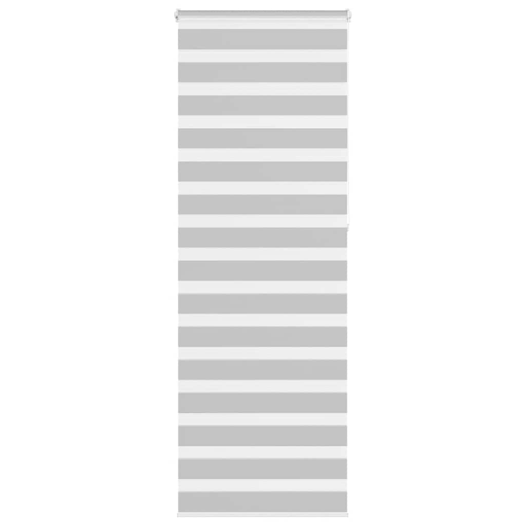 Vidaxl Zebra Rouleau aveugle 90x230 cm Largeur de tissu 85,9 cm Gris clair