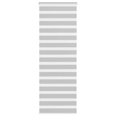 Vidaxl Zebra Rouleau aveugle 90x230 cm Largeur de tissu 85,9 cm Gris clair