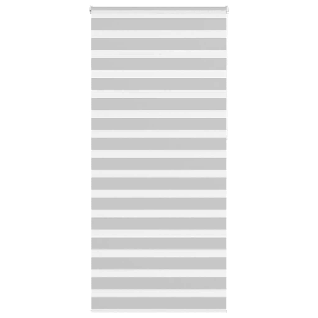 Vidaxl Zebra Rouleau aveugle 95x230 cm Largeur de tissu 90,9 cm Gris clair