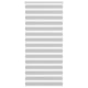 Vidaxl Zebra Rouleau aveugle 95x230 cm Largeur de tissu 90,9 cm Gris clair