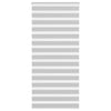 Vidaxl Zebra Rouleau aveugle 100x230 cm Largeur de tissu 95,9 cm gris clair
