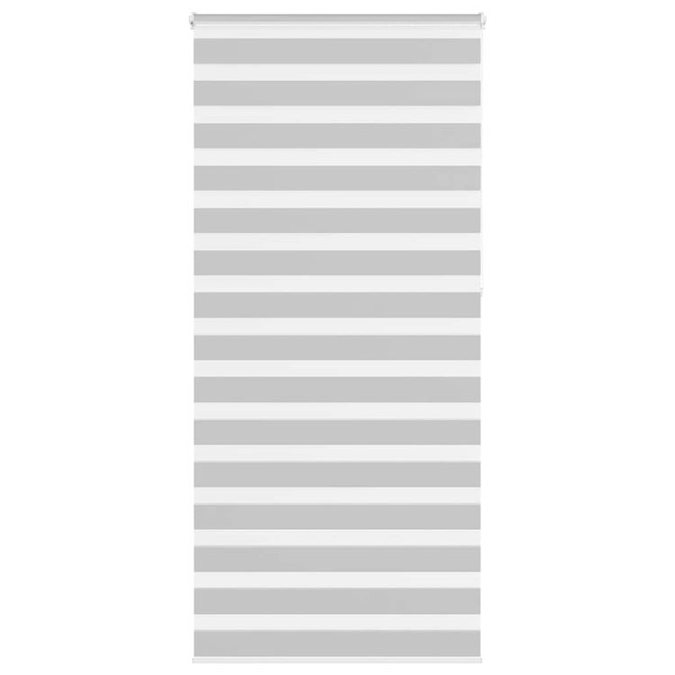 Vidaxl Zebra Rouleau aveugle 100x230 cm Largeur de tissu 95,9 cm gris clair