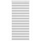 Vidaxl Zebra Rouleau aveugle 100x230 cm Largeur de tissu 95,9 cm gris clair
