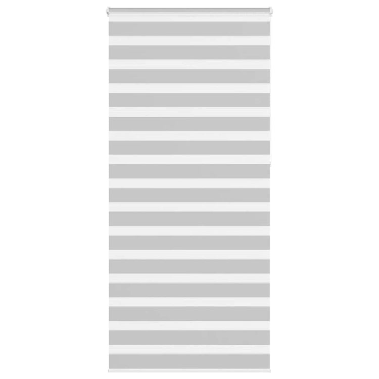 Vidaxl Zebra Rouleau aveugle 105x230 cm Largeur de tissu 100,9 cm gris clair