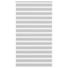 Vidaxl Zebra Rouleau aveugle 120x230 cm Largeur de tissu 115,9 cm Gris clair
