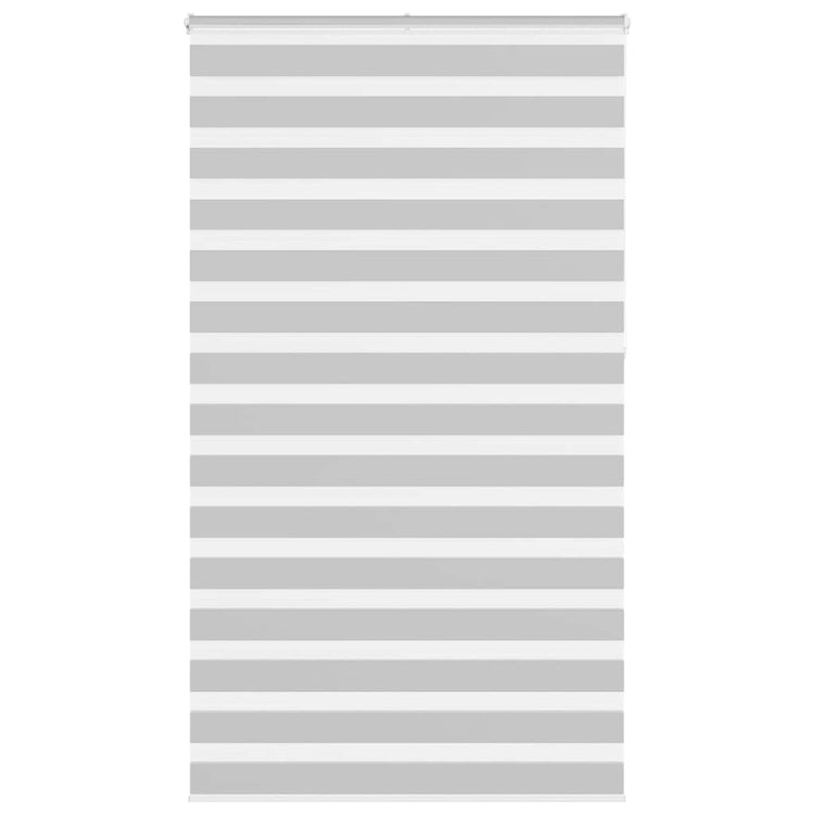 Vidaxl Zebra Rouleau aveugle 125x230 cm Largeur de tissu 120,9 cm gris clair