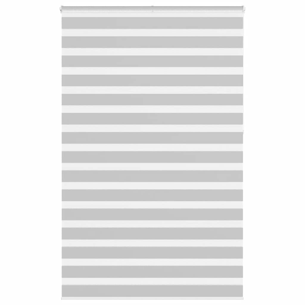 Vidaxl Zebra Rouleau aveugle 140x230 cm Largeur de tissu 135,9 cm Gris clair