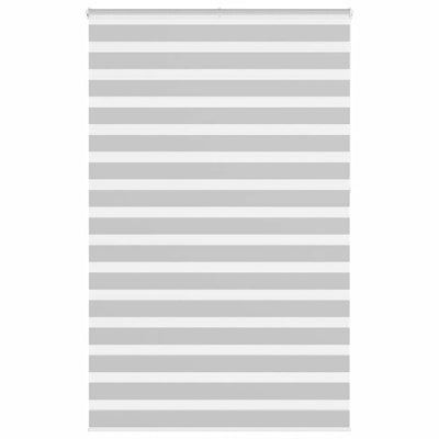 Vidaxl Zebra Rouleau aveugle 140x230 cm Largeur de tissu 135,9 cm Gris clair