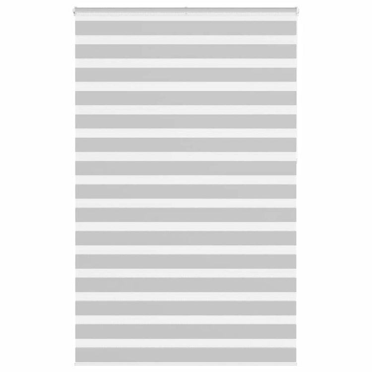 Vidaxl Zebra Rouleau aveugle 140x230 cm Largeur de tissu 135,9 cm Gris clair