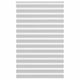 Vidaxl Zebra Rouleau aveugle 140x230 cm Largeur de tissu 135,9 cm Gris clair