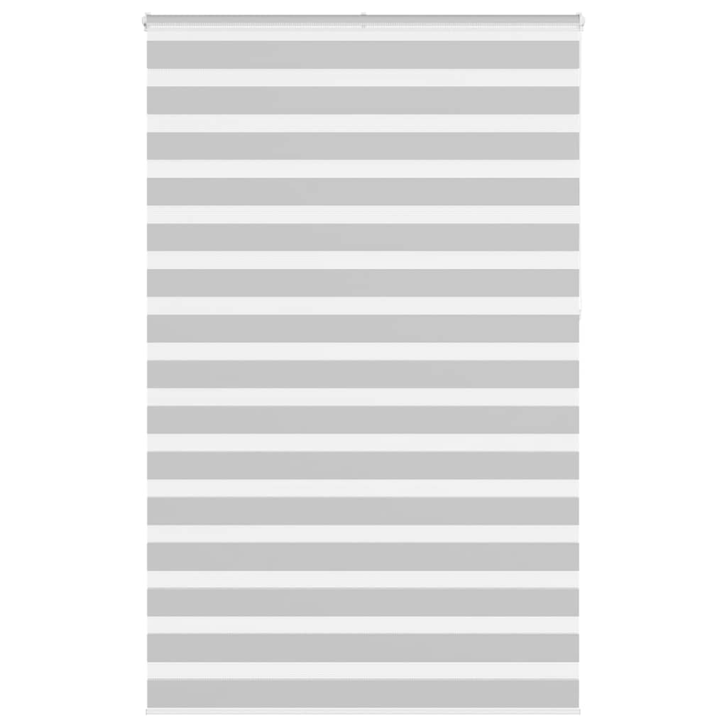 Vidaxl Zebra Rouleau aveugle 145x230 cm Largeur de tissu 140,9 cm Gris clair