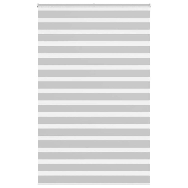 Vidaxl Zebra Rouleau aveugle 145x230 cm Largeur de tissu 140,9 cm Gris clair