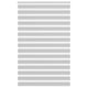 Vidaxl Zebra Rouleau aveugle 145x230 cm Largeur de tissu 140,9 cm Gris clair