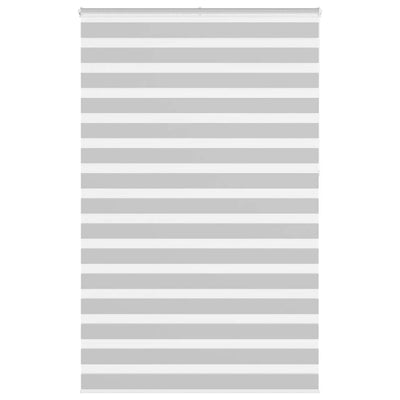 Vidaxl Zebra Rouleau aveugle 150x230 cm Largeur de tissu 145,9 cm Gris clair