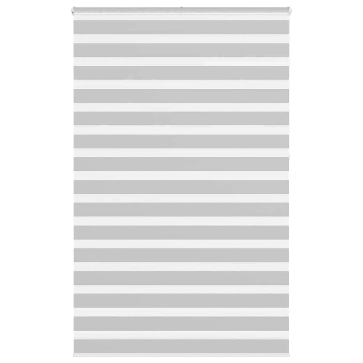 Vidaxl Zebra Rouleau aveugle 150x230 cm Largeur de tissu 145,9 cm Gris clair