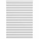Vidaxl Zebra Rouleau aveugle 155x230 cm Largeur de tissu 150,9 cm gris clair