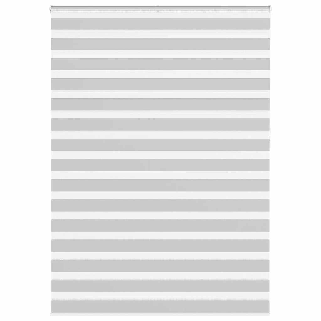 Vidaxl Zebra Rouleau aveugle 160x230 cm Largeur de tissu 155,9 cm Gris clair