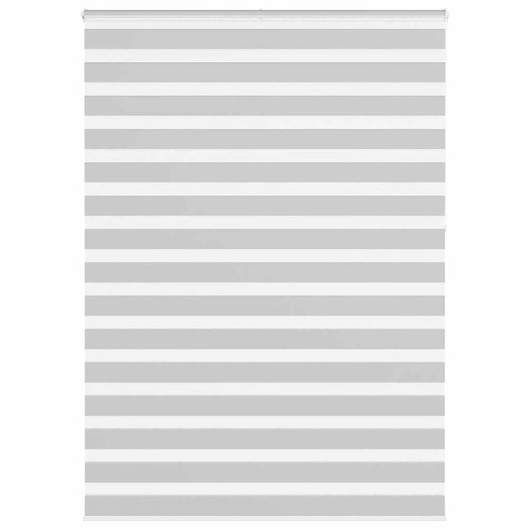 Vidaxl Zebra Rouleau aveugle 160x230 cm Largeur de tissu 155,9 cm Gris clair