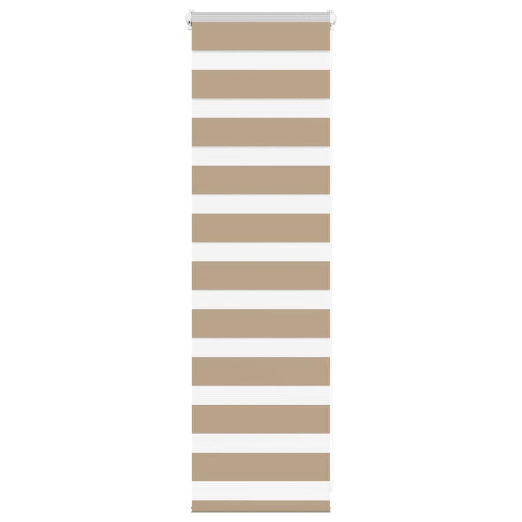 Vidaxl Zebrajalind 40x100 cm Largeur de tissu 35,9 cm Brown de sable en polyester