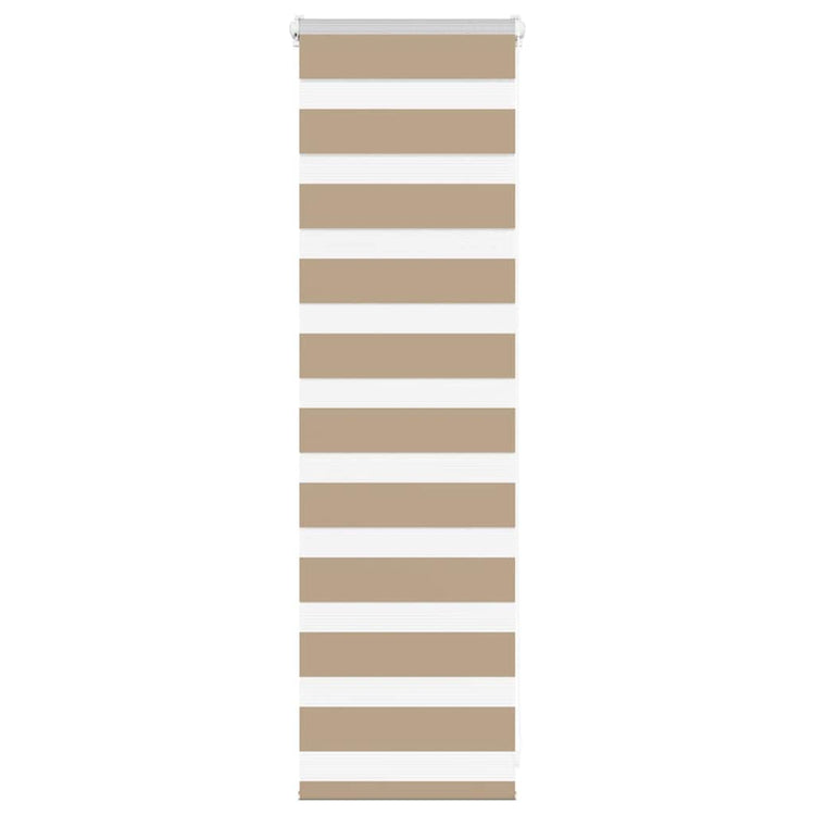 Vidaxl Zebrajalind 40x100 cm Largeur de tissu 35,9 cm Brown de sable en polyester