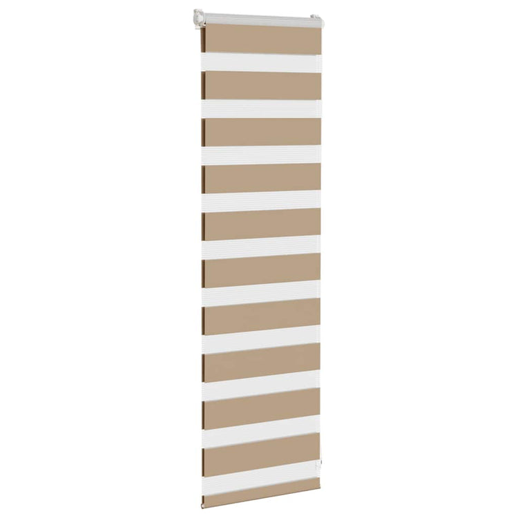 Vidaxl Zebrajalind 40x100 cm Largeur de tissu 35,9 cm Brown de sable en polyester