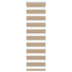 Vidaxl Zebra aveugle 45x100 cm Largeur de poussière 40,9 cm Brown de sable en polyester