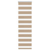 Vidaxl Zebra aveugle 50x100 cm Largeur de poussière 45,9 cm Brown de sable en polyester