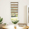Vidaxl Zebra aveugle 50x100 cm Largeur de poussière 45,9 cm Brown de sable en polyester