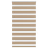 VidaXL store zèbre 70x100 cm largeur de tissu 65,9 cm polyester marron sable
