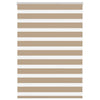 VidaXL store zèbre 95x100 cm largeur de tissu 90,9 cm polyester marron sable